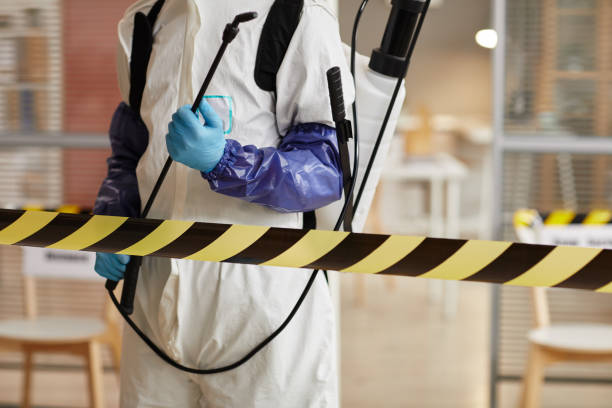 Professional Sewage Cleanup technician working in Greenville, VA